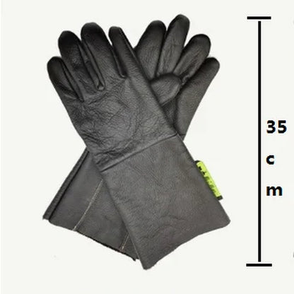 Pet Dog Cat Gloves Bite Scratch Resistant Animal Handling Protection Strong Tendon Animal Bath Waterproof Grooming Supplies