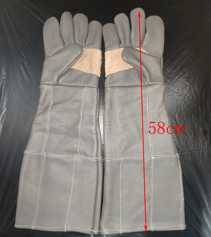 Pet Dog Cat Gloves Bite Scratch Resistant Animal Handling Protection Strong Tendon Animal Bath Waterproof Grooming Supplies