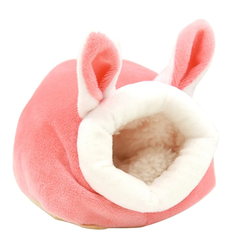 Windproof Hamster Nest Hamster House Glider Guinea Pigs Bunny Winter Plushy Nest